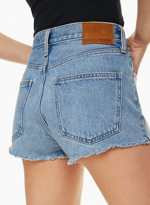 Denim Forum THE YOKO HI-RISE MICRO JEAN SHORT