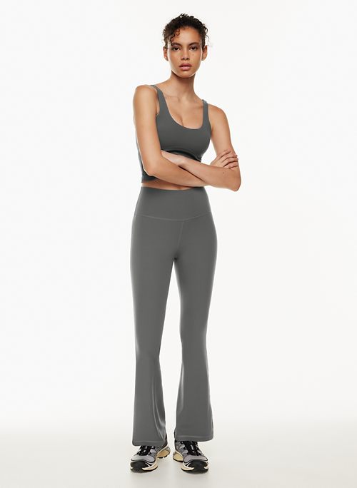 High Waist Wide Leg Flare Aritzia Flare Leggings For Women Lu 089 Groove  Fitness Pants For Gym, Yoga, And Summer From Cw2023, $10.25