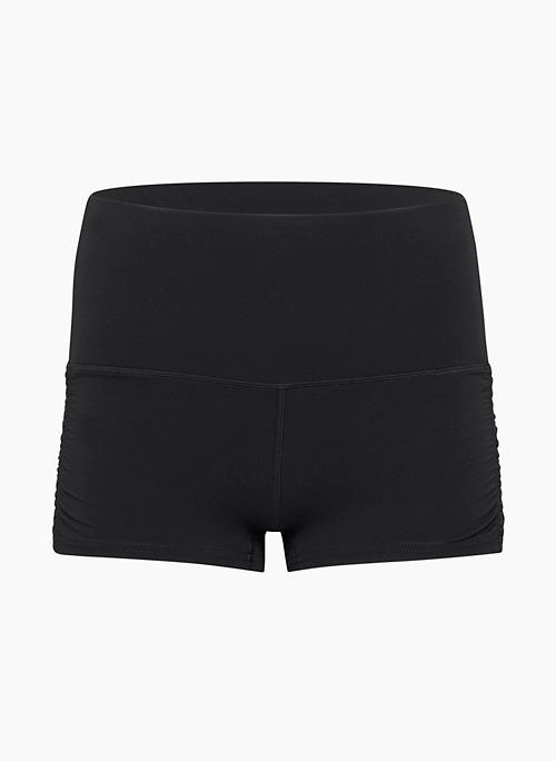 TNABUTTER™ CHEEKY SCRUNCH HI-RISE 2" SHORT - High-rise ruched bike shorts