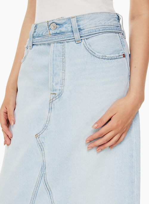 Levi's ICONIC LONG JEAN SKIRT | Aritzia CA