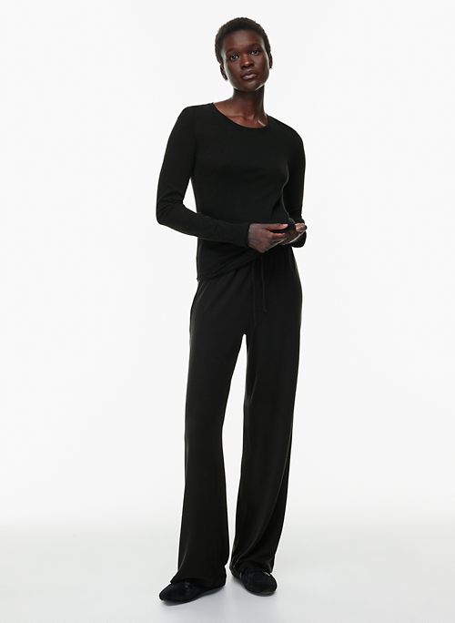 NWT Aritzia Talula Eaton Pants Women's Size 10 Black High Waist (C1)