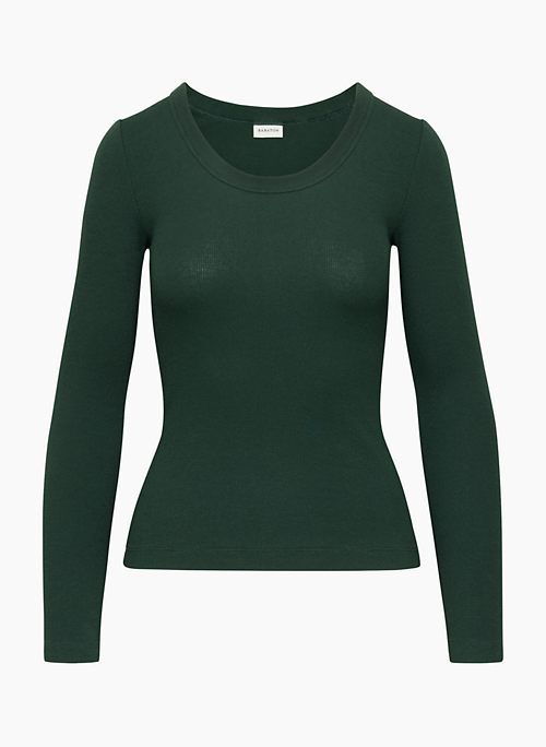 dark green long sleeve
