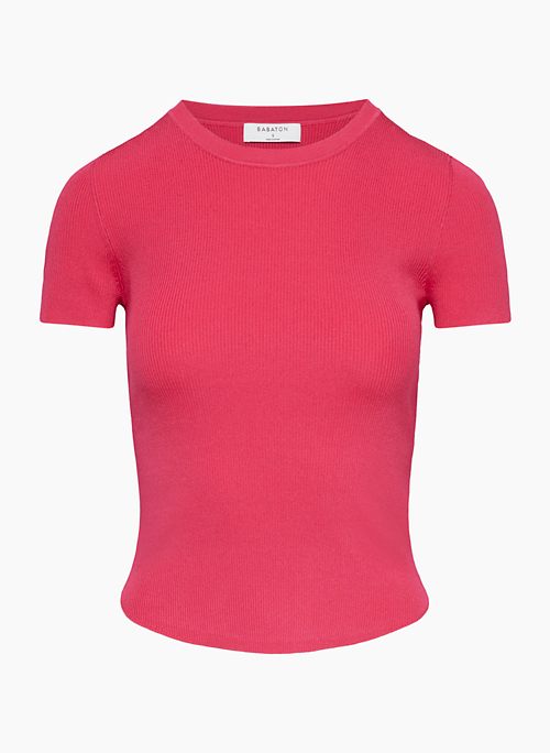 Womens Short Sleeve Tops Women Summer Pure Color Round Neck Large Size  Short Sleeved Pink Tops for Women
