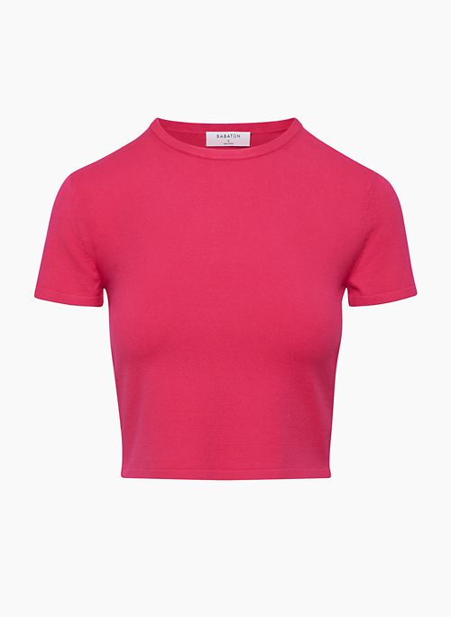Pink Women Aritzia Short for T-Shirts US Sleeve |