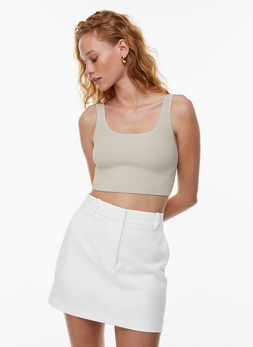 SCULPT KNIT ONE-SHOULDER CROPPED … curated on LTK