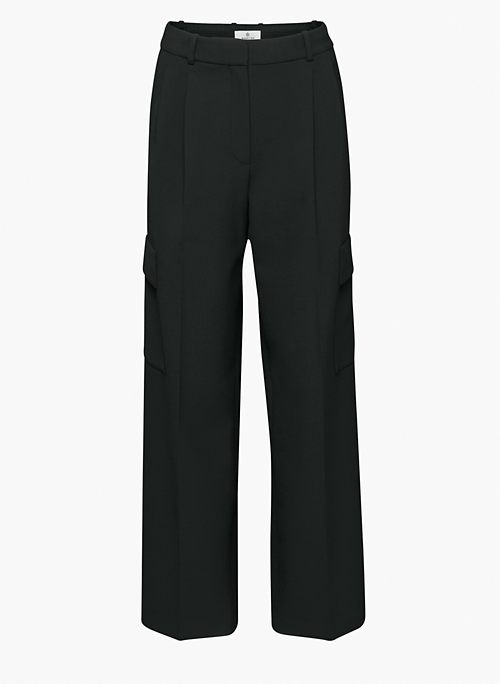 SPOTLIGHT CARGO PANT - Softly structured wide-leg relaxed cargo pants