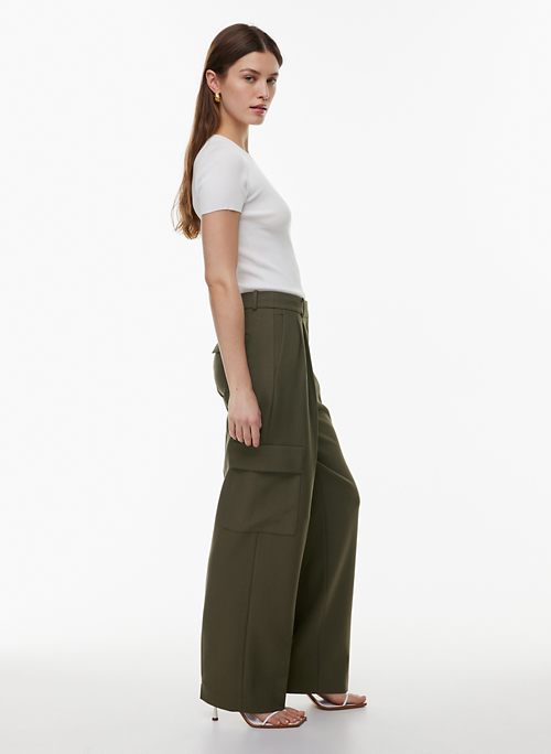 Pistachio Wide Leg and High Rise Pants for Women, Light Green Palazzo Pants  for Women, Office Pants Women, Elegant and Classy Pants Women -  Israel