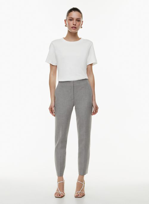 Buy Pencil Grey Trousers & Pants for Women by LAASA Online
