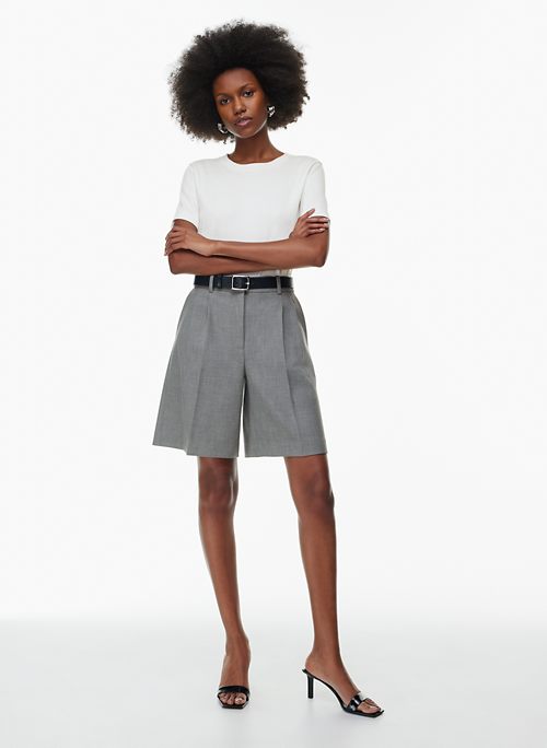 Grey Tailored & Trouser Shorts for Women
