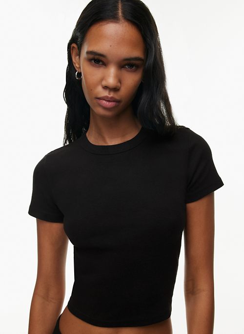Kmart Active Womens Longline Crop Top-Black Size: 16