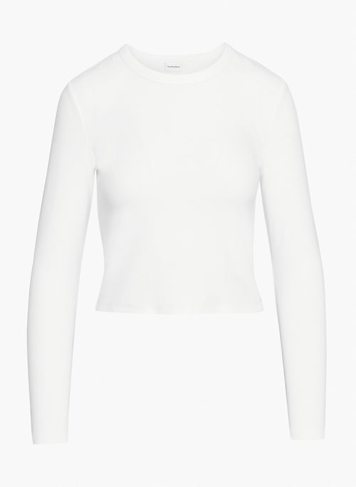 White Womens Long Sleeve Tops & T-Shirts