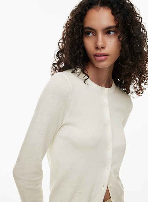 Tna Aritzia Cozy Fleece 1/4 Zip Sweatshirt Cropped Sweater Beige