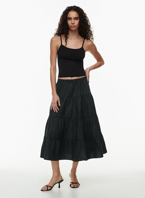 Velinsak Skirts for Women Long Length High Waisted Pleated Midi Skirt A  Line Maxi Skirt Black XS : : Clothing, Shoes & Accessories