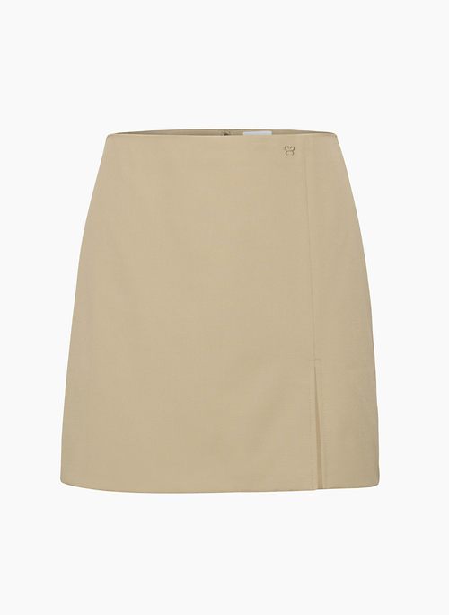 TATIANA SKIRT - High-rise mini skirt made with recycled materials