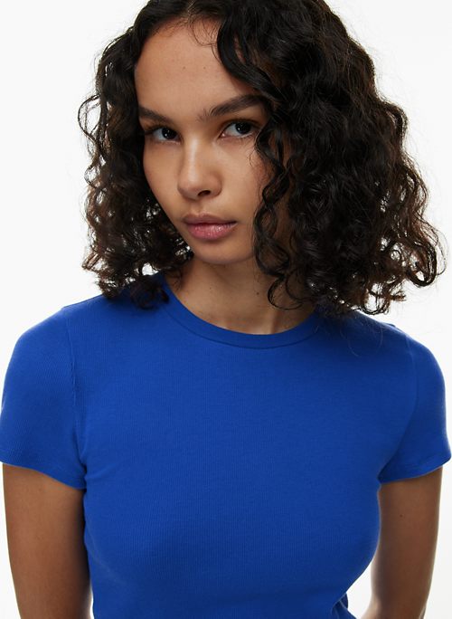 Cotton Stretchable Women T-Shirt Solid Color