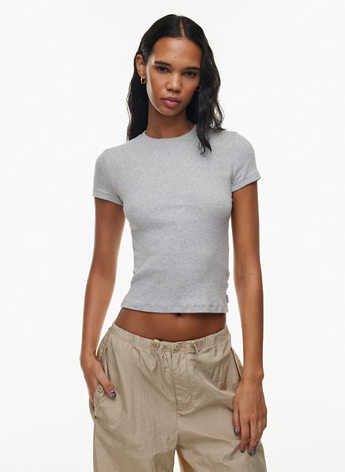 HIIT Essential Seamless Rib booty shorts long sleeve T-shirt bra