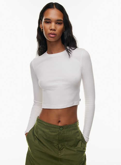 Ribbed T-Shirts for Women | Long Sleeve & Short Sleeve | Aritzia US
