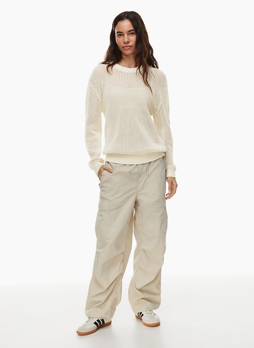 Calvin Klein Jeans SATEEN PANTS - Cargo trousers - plaza taupe/beige -  Zalando.de