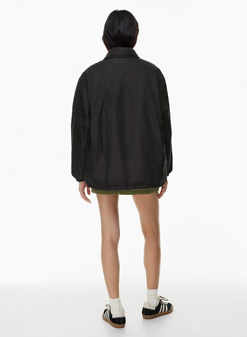 Plain black deals coach jacket