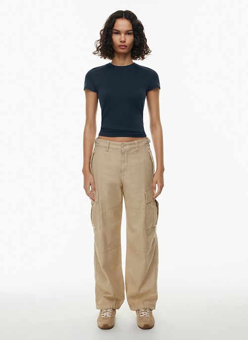 Cargo Pants- Beige - The Rusty Willow Boutique