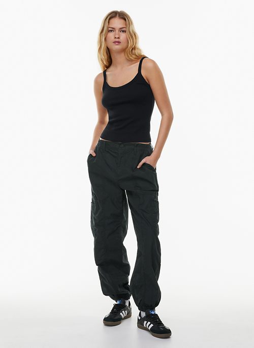 Black Cargo jeans with large pockets | Womens Jeans | Select UK