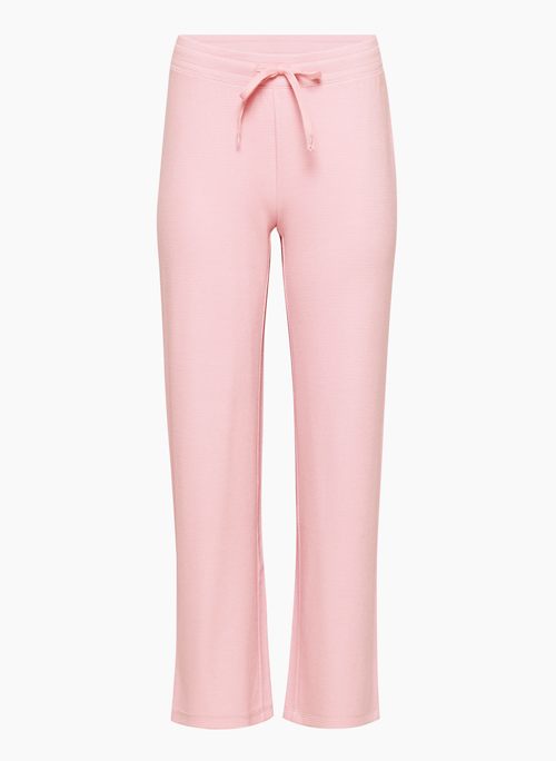 Sweatpants for Womens Fashion Solid Color Cotton Linen Trouser Elastic  Waist Leggings Wide Leg Full Length Pants