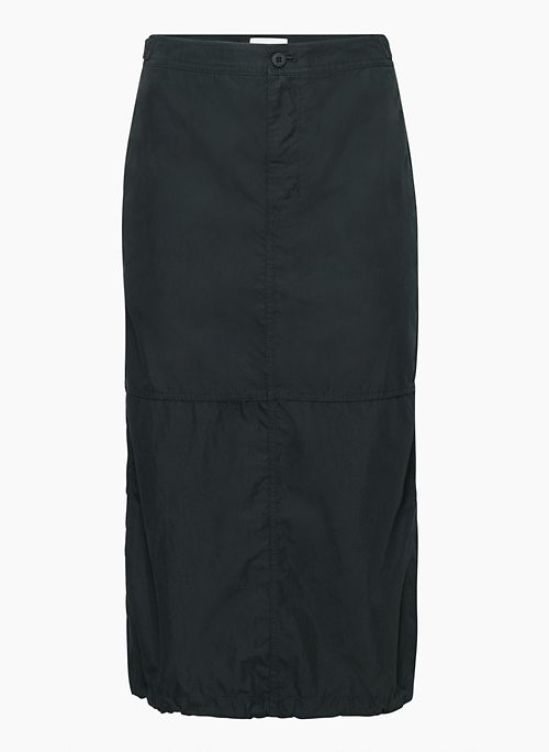 ARSENAL SKIRT - Mid-rise, relaxed-fit parachute maxi skirt