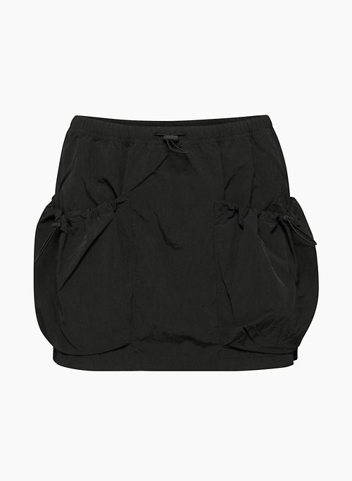 BOROUGH SKIRT - Matte nylon cargo micro skirt