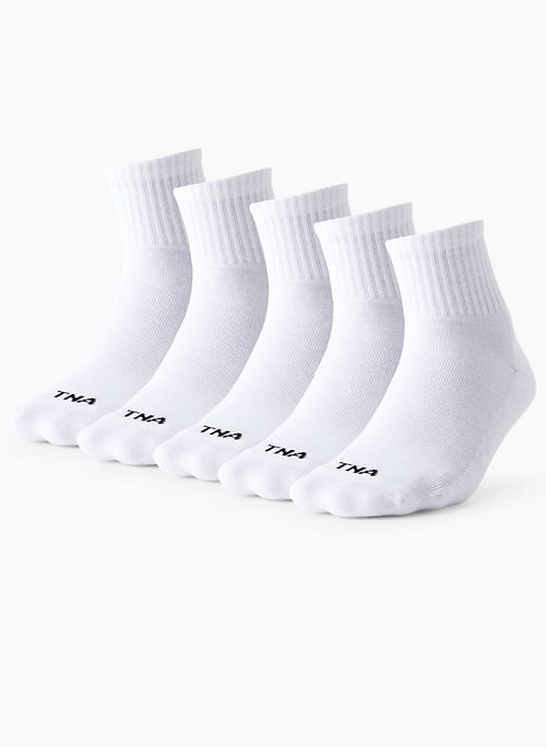 BEST-EVER ANKLE SOCK 5-PACK - Base Cotton™ everyday cotton ankle socks, 5-pack