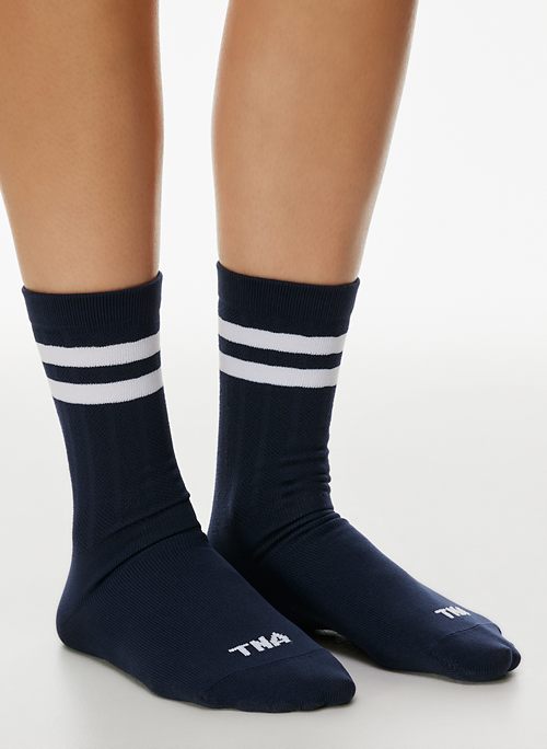 Sticky Be Socks BE GREAT 1/2 Toe Stripe Grip Socks