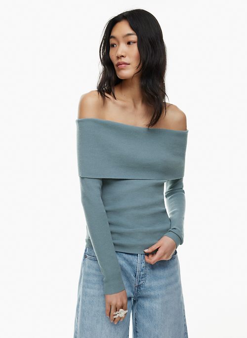 Off the outlet shoulder sweater aritzia