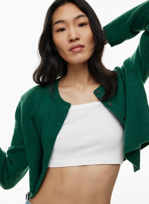 Green Cardigan Sweaters for Women