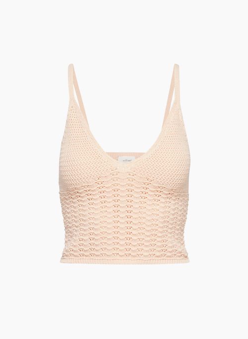 Sweater-Knit Bra Top