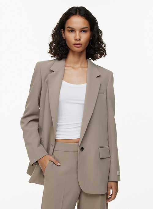 Winter Women Blazer Double Breasted Blazer Coat Slim Long Sleeve Elegant  Suit Jacket Office Stylish (Color : Khaki, Size : XL.) : : Clothing,  Shoes & Accessories