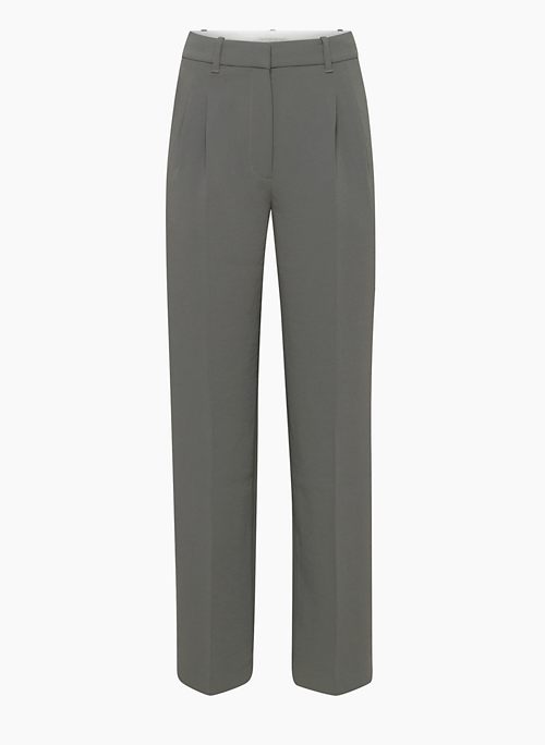 Grey Dress Pants for Women Comfort High Waist Straight Leg Pants Order  Online | G-Line