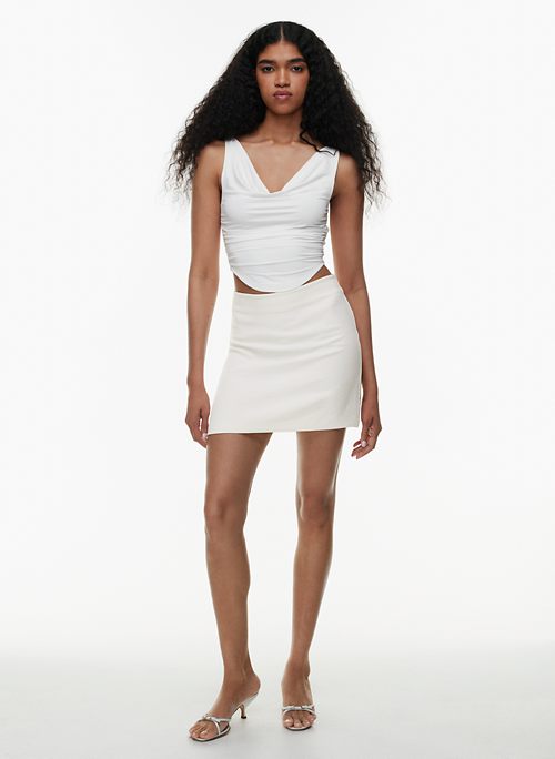 Women's Ribbed 2 Piece Skirt Set Short Sleeve Square Neck Crop Top and  Split Hem Bodycon Midi Skirt Summer Outfits : : Clothing, Shoes 