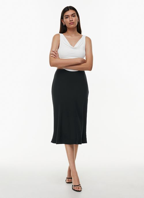 Black Slip Skirts for Women