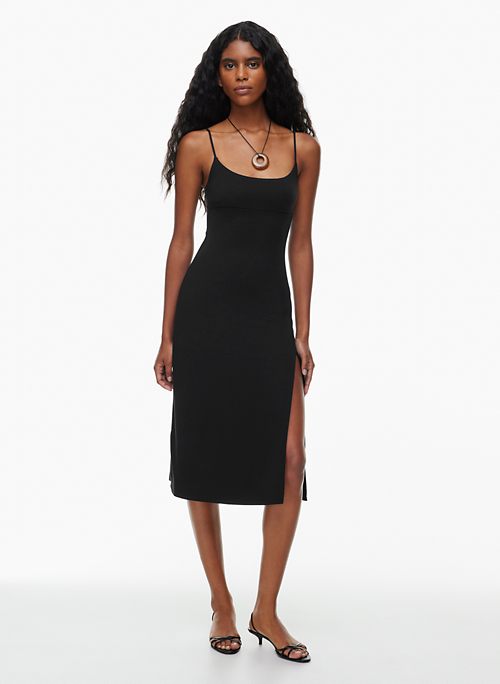 Black Midi Dress - Off-the-Shoulder Dress - Bodycon Dress - Lulus