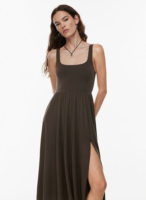 Buy Brown Double Strap One Shoulder Dress from Next Canada