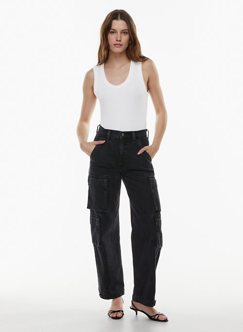 Black High-waisted Jeans for Women