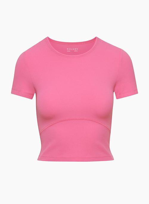 Buy Quttos Wired Satin Finish T-shirt Bra Panty Set - Pink Online