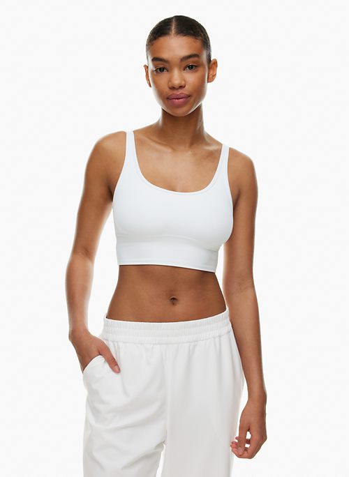 White Golden Women's Workout Clothing
