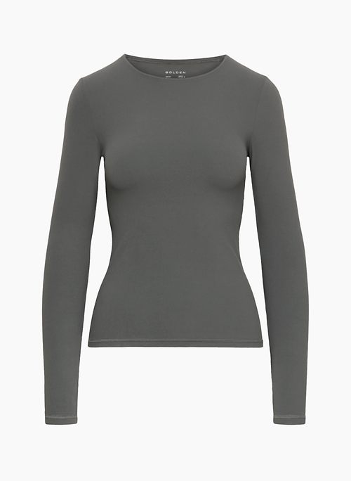 Grey Womens Long Sleeve Tops & T-Shirts