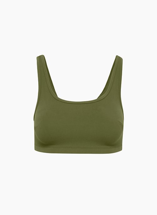 Sports Bra and Long Sleeve Green Combo