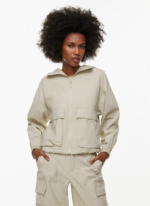 Aritzia TNA Archive Quilted Jacket White Sand XS