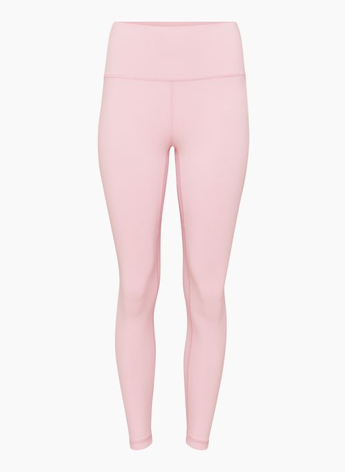 Time & Tru New Pink & Cream Camellia High Rise Knit Capri Leggings XXXL  (22)