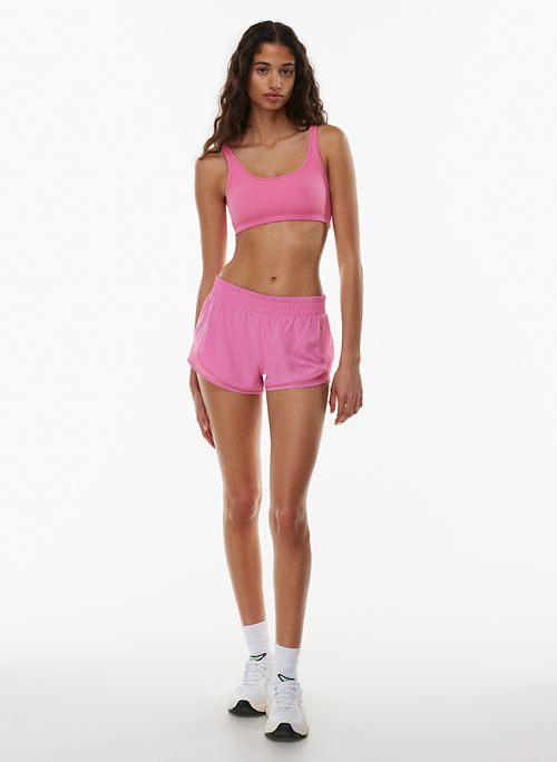 Light Pink Women's Compression Shorts | Pink Fitness & Pole Shorts