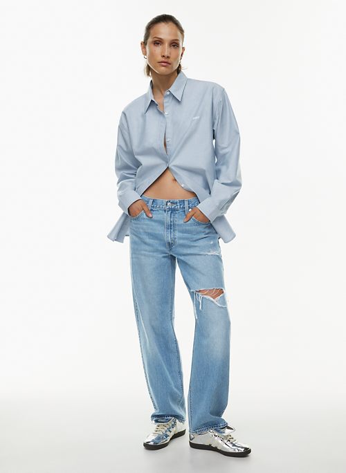 Levi's Baggy Dad Jeans in Barely Freezing • Shop American Threads Women's  Trendy Online Boutique – americanthreads