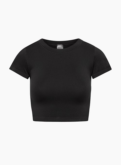 SINCH SMOOTH WILLOW CROPPED T-SHIRT - Seamless cropped t-shirt