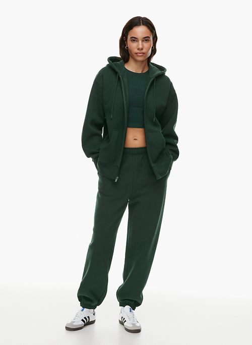 Green Zip-up Hoodies for Women